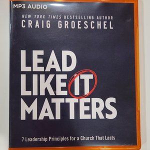 Lead Like It Matters Audiobook *Like New*
